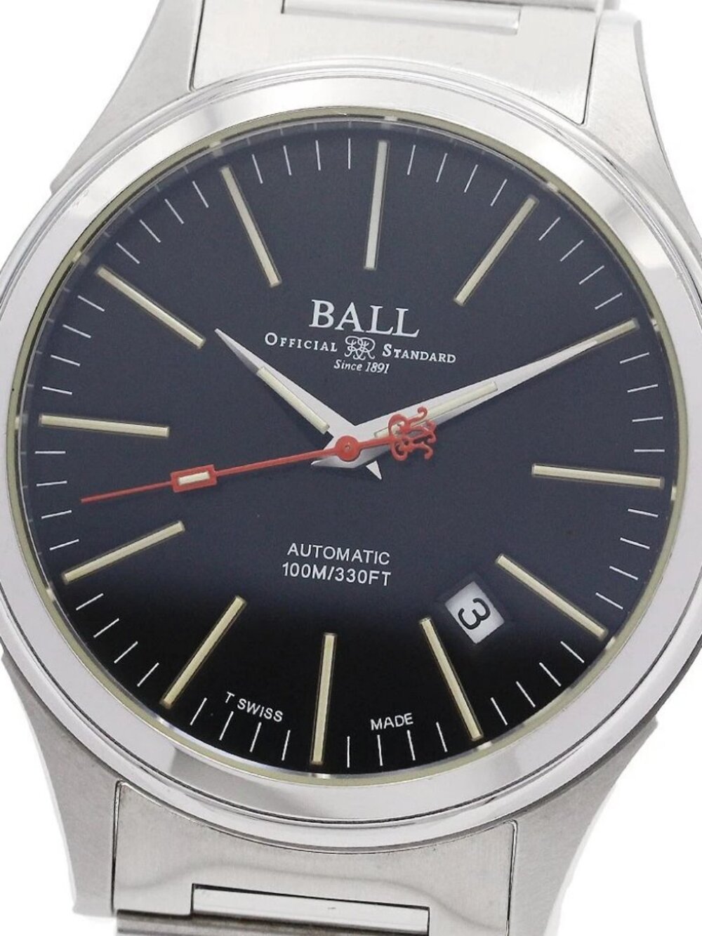 BALLWATCH Fireman NM2188C-S3-BK Date black Dial Automatic Men's Watch_934780